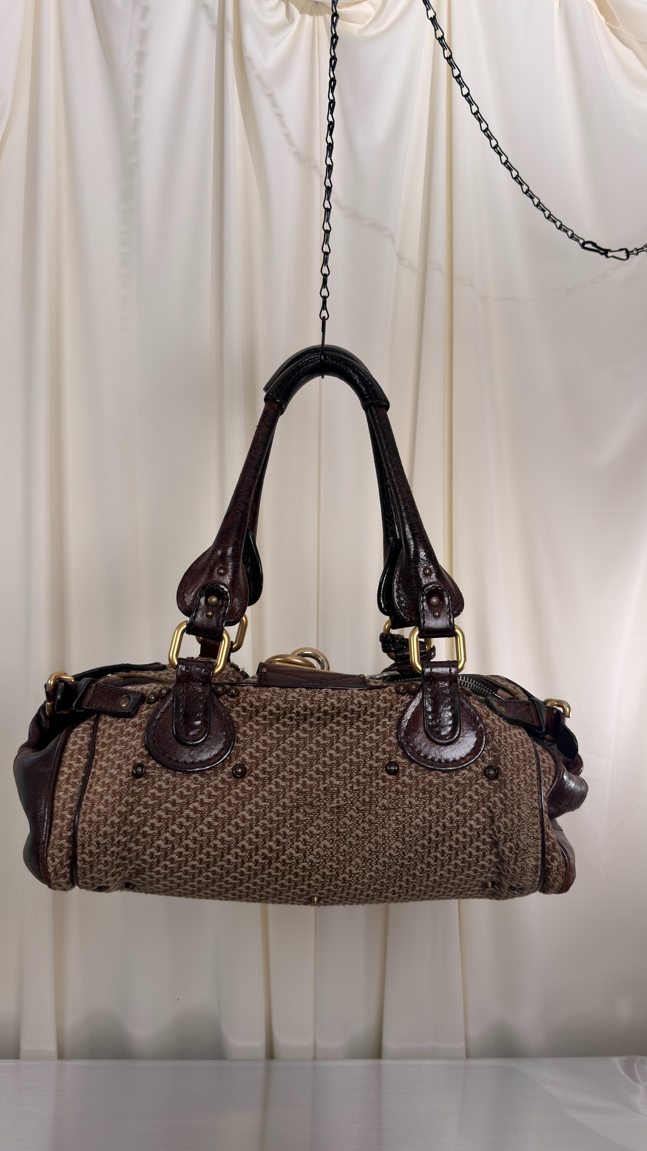 Chloe Tweed Paddington Bag